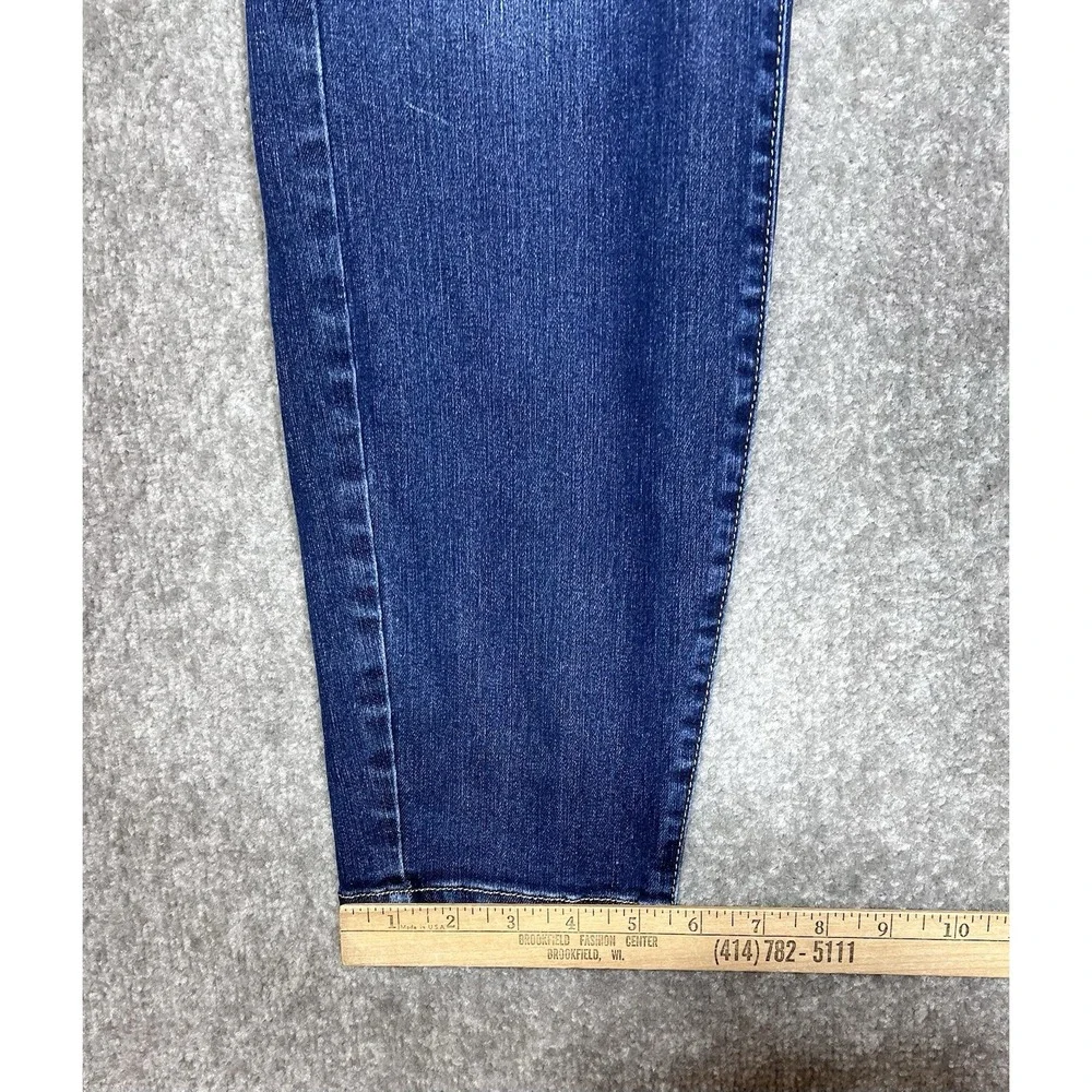 Maurices Everflex High Rise Skinny Jeans Womens Size 20W Blue Stretch 5 Pocket - Picture 10 of 10